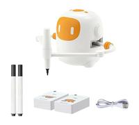 Interactive Educational Drawing Robot with 252 Cards & 2 Pens Rechargeable Learning Art Machine for Children Age 3-12