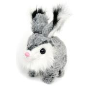 Interactive Electric Bunny Plush Toy for Kids, Walking Stuffed Rabbit with Wiggling Ears & Realistic Sounds - Long-Haired Electronic Pet Toy for Toddlers Home Decoration