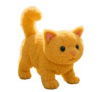 Interactive Electric Plush Toy Plush Toy Cute Pet Toy Feline Fun Device with Soft Fabric Design | Electric Cat Plush Toy for Girls Sons Girls