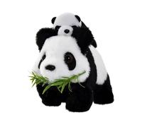 Interactive Electronic Panda Toy with Sounds Animated Features Walking Motion Educational Stuffed Animal Perfect for Kids Entertainment (White, 17X10X13CM)
