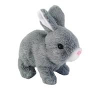 Interactive Electronic Rabbit Toy - Plush Bunny with Walk Bark Move Mouth Wiggle Ears | Long Lasting Easter Birthday Present for Girls Boys Kids Toddlerrs Playroom Fun Collectiblel Pet Toy Animal Gift