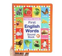 Interactive English Sound Book for Toddlers - 470+ Words & 21 Learning Themes | Speak & Spell Educational Toy | Durable Board Pages | School Education & Perfect Educational Gift (0-6 Years)
