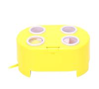 Interactive Feather Cat Toy, Electric Whack A Mole with Catnip (Yellow)