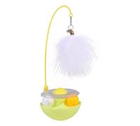 Interactive Feathers Toys for Cats, Teaser for Cats | Exercise Ball Toy Teaser Bells | Interactive Toys for Kittens, Roller Tracks, Cat Couple
