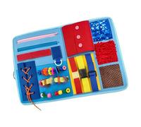 Interactive Fidget Blanket, Portable Sensory Toy Set, Compact Travel Calm Add On, Fabric Activity Panel Detail, Focus Aid With Tasks, Cognitive Support For Seniors Kids Daily Use Routine