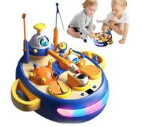 Interactive Fish Toys - 11.02x11.81x6.5 Inch Electronic Game, Illuminated Molarcade | Educational Magnetic Board Activity Children Early Learning Development Music Entertaining Present Tools Kit