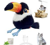Interactive Flapping Cat Toys Catnip, Electronic Flappy Toys Motion Activated, Automatic Cat Toy for Indoor Cats, USB Rechargeable Cats Enrichment Toy for Hunting and Kicker