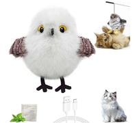 Interactive Flapping Cat Toys Catnip, Electronic Flappy Toys Motion Activated, Automatic Cat Toy for Indoor Cats, USB Rechargeable Cats Enrichment Toy for Hunting and Kicker