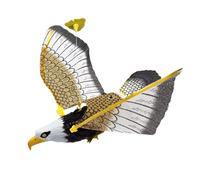 Interactive Flying Bird Cat Toy - Electronic Simulation With Light Sound | Hangable Pet Supplies For Stimulating Exercise Jumping Hunting, Flapping Eagle Wing Parrot Battery Operated Motor Set