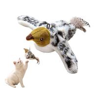 Interactive Flying Bird Cat Toy, Motion-Activated Flapping Wings with Chirping Sound, USB Rechargeable Hunting Simulator for Indoor Cats, Kitten Enrichment & Exercise Gift