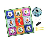 Interactive Football Practice Game Pad for Kids Training Coordination Skills 150 Cm Foldable Design Skill Development Sports Toy