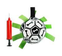 Interactive Football Toy - Durable Zunetsutock Dog Ball with Traction Straps, Training Ball for Rough Play | For Dog Football A Simple Clean Suitable Assembly, Supply With Files