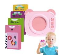 Interactive for Kids, Learning Words for Kids, 224 Pieces Visual Words Set with Sound Function, Durable Educational Learning Cards, Cards