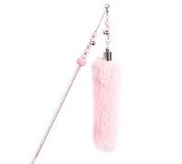 Interactive For Wand Teaser Toy With Colorful Plush Strip Toy Total 24in Long Ideas For Kittens