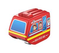 Interactive Game Toy Train 3D Cube Track Train For Kids 4 6 7 8 Vehicle Playsets For Toddlers 3 5 Learning High Rail (B, One Size)