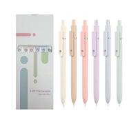 Interactive Gel Ink Pens, Retractable Press Style Set, 0.42mm Fine Point Quick Dry Ink, Smooth Writing Tool, Ideal for Journaling Sketching Workplace School Work Student Adult Use 5.75x0.39 Inches