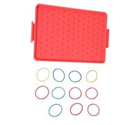 Interactive Geoboard Multifunctional Geometry Pegboard Mathematics Teaching Aid for Kindergarten School and Home Preschool Math Teaching Supplies