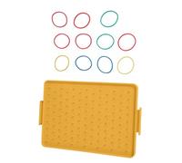 Interactive Geoboard Multifunctional Geometry Pegboard Mathematics Teaching Aid for Kindergarten School and Home Preschool Math Teaching Supplies