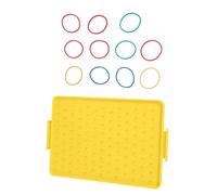 Interactive Geoboard Multifunctional Geometry Pegboard Mathematics Teaching Aid for Kindergarten School and Home Portable Pegboard