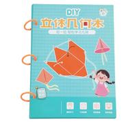 Interactive Geometry Learning Activity Book Hands on Paper Craft Set for Kids Educational STEM Resource Mathematics Manipulative Tools