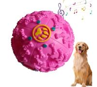 Interactive Giggle Ball for Dogs - Slow Feeding Toy Sound for Teething - Leaky Ball for Dogs | Promotes Foraging Skills, Commitment ment