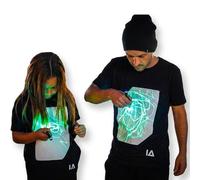 Interactive Glow In The Dark T-shirt Black (5-6 Years)
