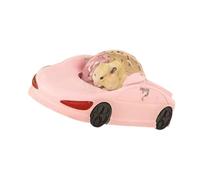 Interactive Hamster Car Toy Funny Clear Running Vehicle Enhances Activity Levels Quiet Operations For Small Pet Hamster Fitness Equipment
