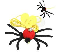 Interactive Hanging Fake Spider Cat Door Frame Toy | Interactive Cat Toys for Indoor, Bedroom, Living Room, Patio, Pet Cage