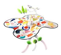 Interactive Hideouts Toy Cover Keep Your Happy for Indoor Cats Hide and Seek Toy for Cats Entertainment for Indoor Adult