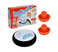 Interactive Hockey Puck, Powered Game Toy, Floating Puck with Play Feature, Red Slider Hockey Set, Smooth Gliding Toy with Compact Design, Outdoor Indoor Sports Game for Children Adult Gathering