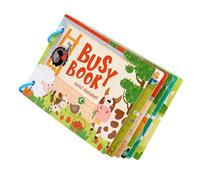 Interactive jelly sticker book for kids ages 3-6 will enhance early education with fun puzzles and farm knowledge