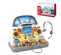 Interactive Jet Pilot Dashboard Toy Plane, for Kids 3+