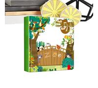 Interactive Kids Books - 3D Animal Pictures Storybook - Pop Design Kindergarten Learning Activities,for Kids, Boy, Girl, Reading, Speech, Kindergarten, Travel, Home,