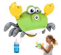 Interactive Kids Bubble Machine, Dancing Crab Blower Toys, Outdoor Bubbles Maker with Light And Music, Portable Bubble Blowers, Fun Kids Toy for Party Garden Backyard Playtime