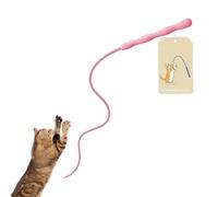 Interactive Kitten Teaser - Soft Silicone Blue, Stimulates Hunting Instinct, Waterproof Toy for Mental Stimulation of the Cat, Tiled Living Room, Grass Backyard, Play Accessory