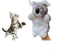 Interactive Koala Plush Cat Wrestling Toy - Indoor Stimulating Exercise Toy for Cats, Soft Fleece Hunting Toy to Boost Activity & Relieve Boredom