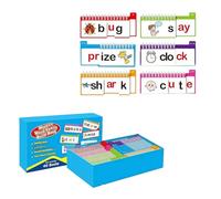Interactive Learning Book Phonics Learning Tool with Flipped Book Designs and Bright Pictures to Engages Youngly Reader Phonics Flipped Cards