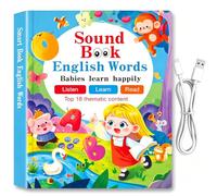 Interactive Leveled Reading Sound Book, Rechargeable Talking Book, D | Early Educational Learning Toy, with 200+ Common Words and Phrases, CVC, Sight Words, Stories, Songs, Leveled Reading Book