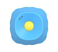 Interactive Mealtime Basin - Rotating Treat Dispenser for Pups | Anti-Gulping Canine Crock with Movable Sphere & Calming Licking Zones for Apartment, Travel and Pets