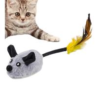 Interactive Mice Cat Toy - Plush Material, Electric Toy, Squeaky | Cat Teaser With Movement And Sound, Exercise For Active Cats And Kittens To Play, Pounce, And Stay Engaged At
