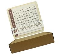 Interactive Multiplication Chart Teaching Aid for Math Concepts Mastery Safe Wooden Educational