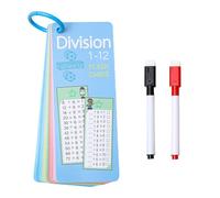 Interactive Multiplication Division Flashcards Math Facts Reusable Learning For Write And Wipe Math Facts Flashcards