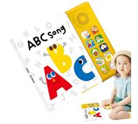 Interactive Music Book, Learning Songs Books with 10 Nursery Rhymes, Fun-Filled Way to Learn English, Enlightenment Teaching Aids for , Preschool, Kindergarten, Early Education