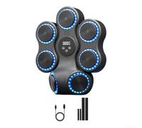 Interactive Music Boxing Trainer With Rhythm Led Display, Wall Mount Punching Board With 9 Speed Modes, Connected Fitness Equipment For Home(basic model)
