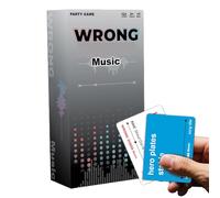 Interactive Music Game - Fun Tabletop Toy, 500 Sheets Board with Music Challenge, Durable Material with Long-Lasting Quality, Family Easy Rules, Board Game for Birthday Travel Party