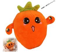 Interactive Music Plush,Stuffed Animal Music Piano Plush,Interactive Sensor Music Plushs,ouch Sensitive Banana Interactive Plushs with Piano and Fruit Metronome Sounds,Educational Gift (Carrots)