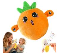 Interactive Music Plush Toy, Fun & Playful Sound-Activated Toys For Aldult, Touch-Sensitive Banana & Fruit Plush For Children Learning And Entertainment Activities Plush Sensory Toy (1 Carrot)