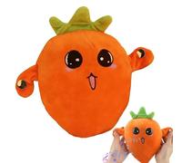 Interactive Music Plush Toy Set, Fruit Musical Sensory Toy, Electric Touch-Sensitive Banana & Fruit Plush with Sound Features, Fun & Playfu, Parent-Child Play Fun (Carrot)