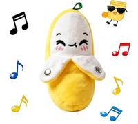 Interactive Music Plush Toy - Stuffed Animal With Clapping Tapping Rhythm Battle Gameplay | Soft Realistic Banana Shape For young child Sensory Activity Learning Birthday Present