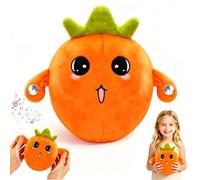 Interactive Music Plush Toy,Touch Sensor Musical Stuffed Fruit Toy,Carrot | Educational Interactive Musical Toy,Gift for Boys and Girls,Soft Stuffed Animal for Early Learning,Parent-Child Play,Game